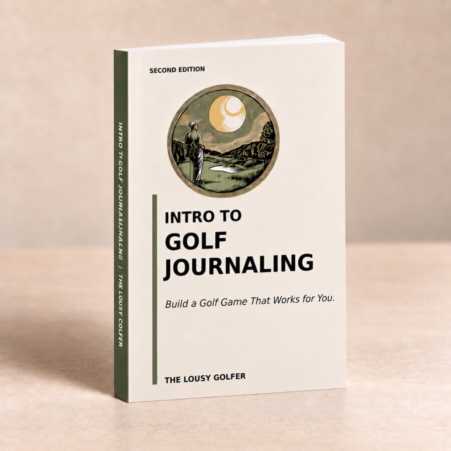 Front cover of Intro to Golf Journaling, second edition